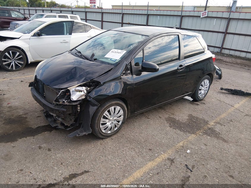 Vin: jtdjtud34cd510999, lot: 46769558, toyota yaris le 20122