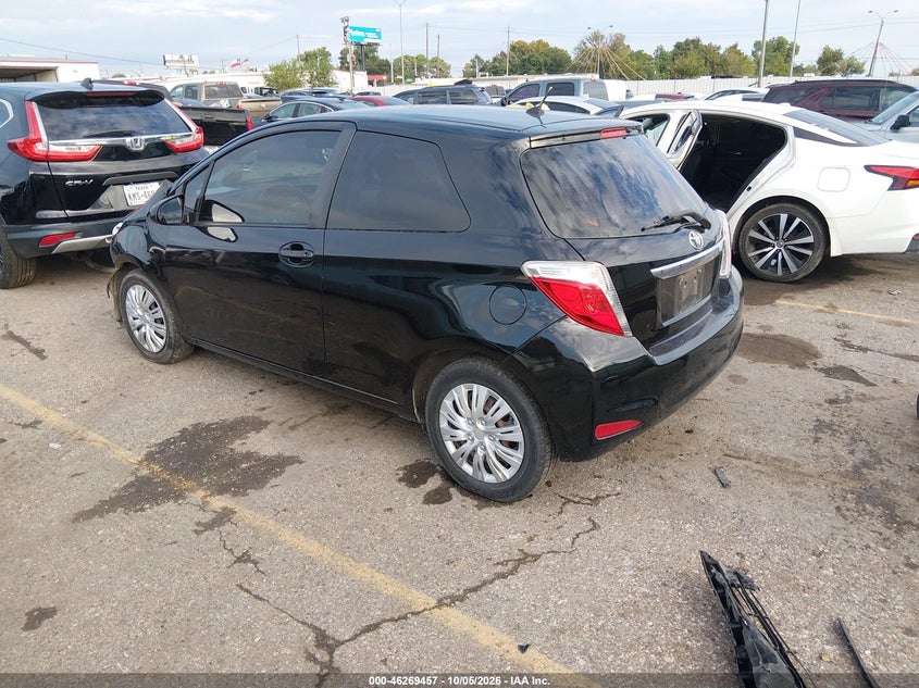 Vin: jtdjtud34cd510999, lot: 46769558, toyota yaris le 20123