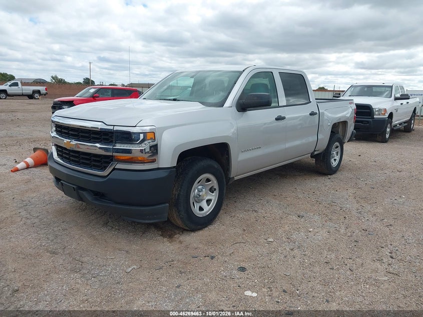 Vin: 3gcukneh5jg483862, lot: 46769564, chevrolet silverado 1500 wt 20182