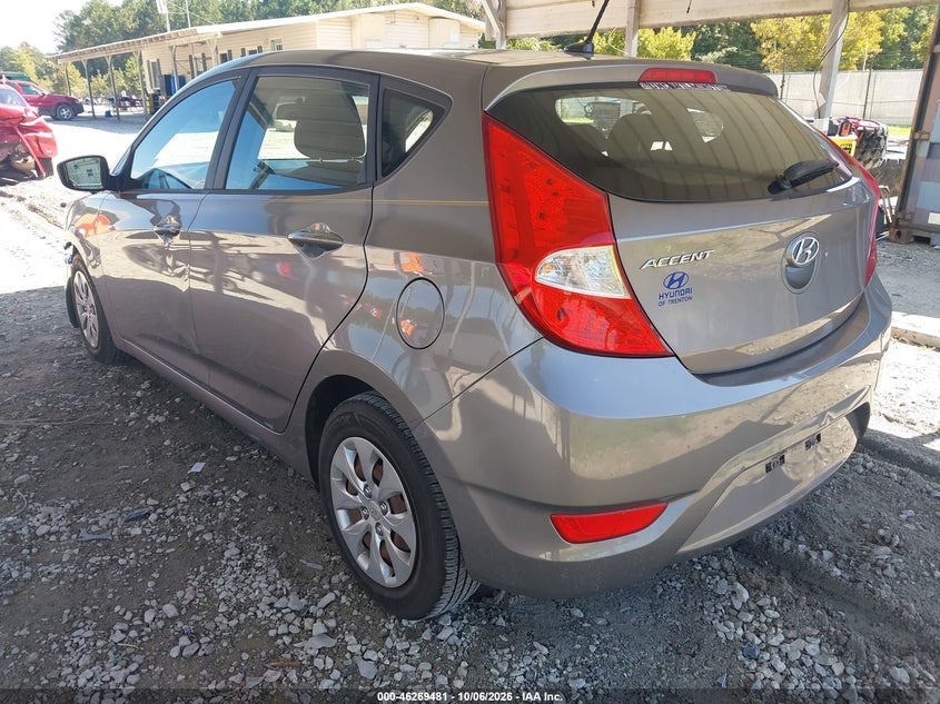 Vin: kmhct5ae3hu357703, lot: 46769583, hyundai accent se 20173