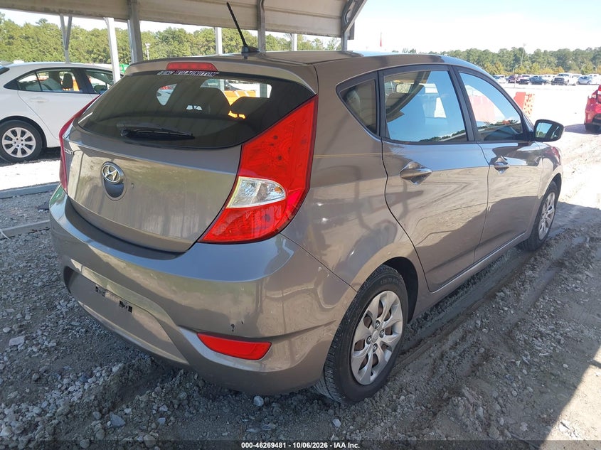 Vin: kmhct5ae3hu357703, lot: 46769583, hyundai accent se 20174