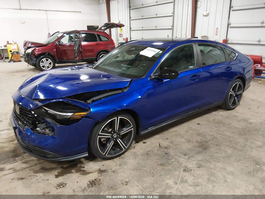 Vin: 1hgcy2f59ra001242, lot: 46769611, honda accord hybrid sport 20242