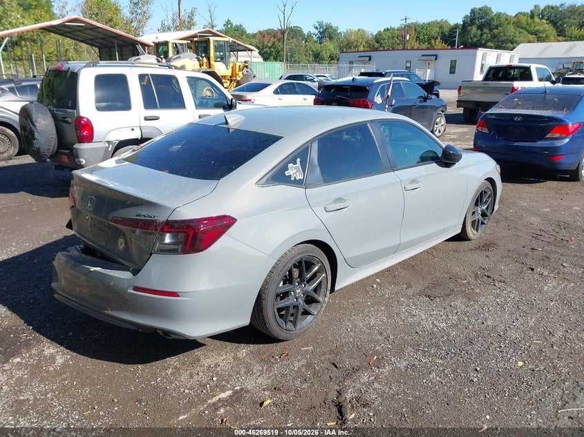 Vin: 2hgfe2f52sh585755, lot: 46769622, honda civic sport 20254