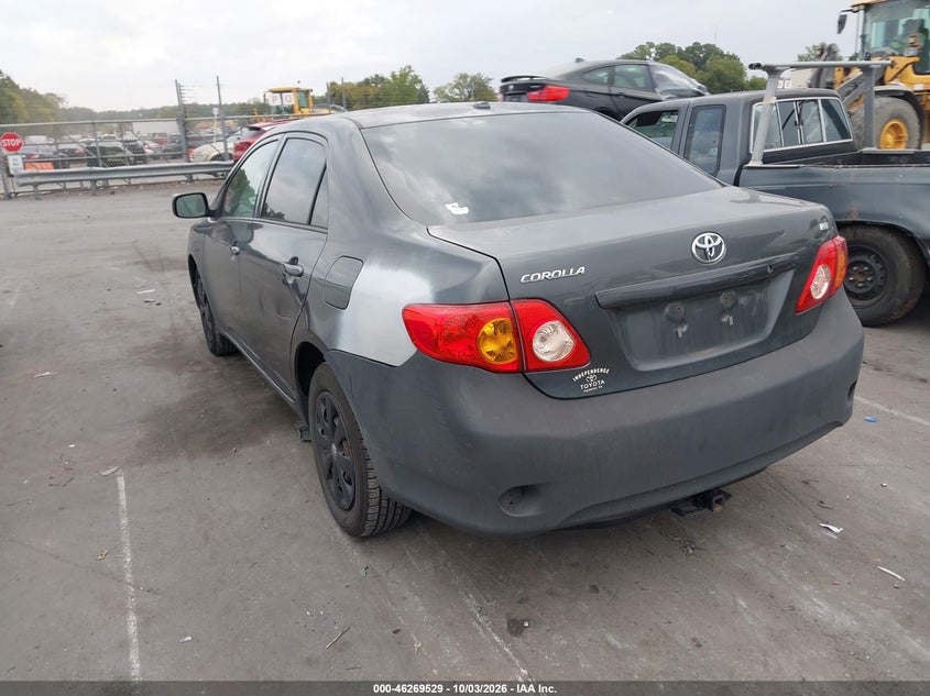 Vin: 2t1bu4ee8ac245399, lot: 46769633, toyota corolla le 20103