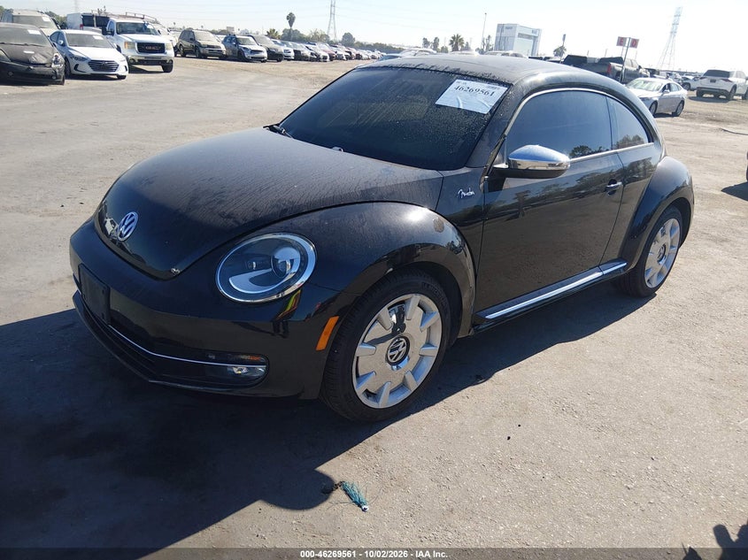 Vin: 3vwvt7at1dm682126, lot: 46769665, volkswagen beetle 2.0t fender edition 20132