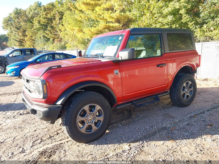 Vin: 1fmde7ah3rlb13853, lot: 46769687, ford bronco big bend 20242