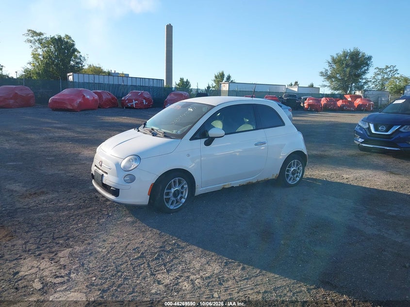 Vin: 3c3cffar2ft624037, lot: 46769695, fiat 500 pop 20152