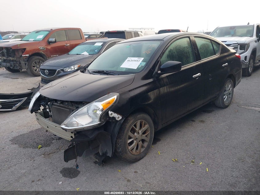 Vin: 3n1cn7ap7kl830468, lot: 46769698, nissan versa 1.6 sv 20192