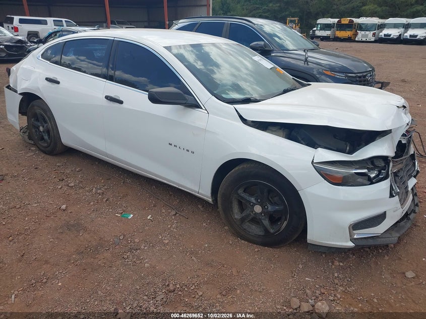 Vin: 1g1zb5st4hf285096, lot: 46769757, chevrolet malibu ls 20171