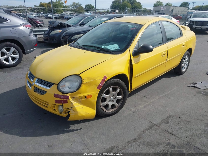 DODGE NEON 2003 VIN 1B3ES56C53D151025