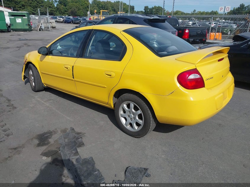 DODGE NEON 2003 VIN 1B3ES56C53D151025