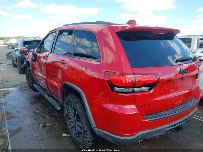 Vin: 1c4rjflg8hc610187, lot: 46769828, jeep grand cherokee trailhawk 4x4 20173