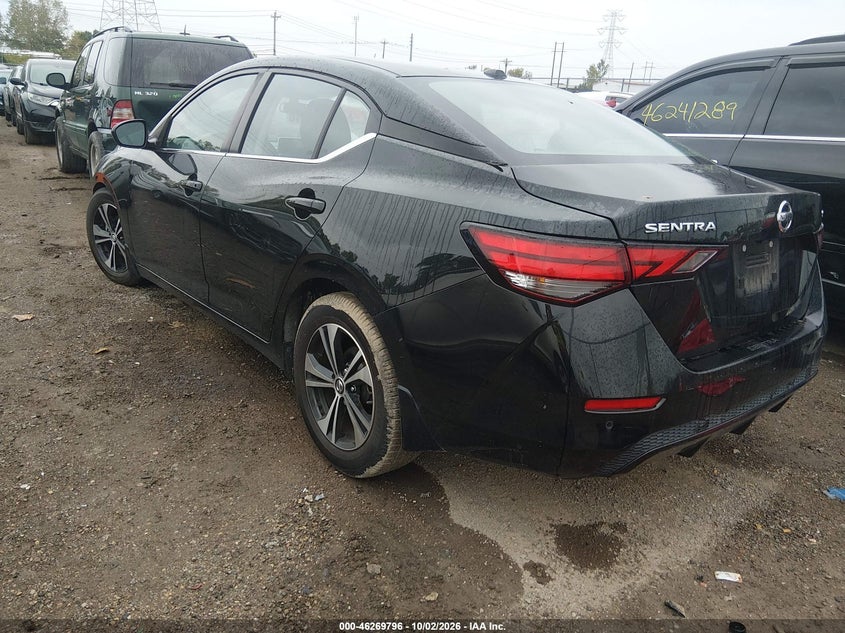Vin: 3n1ab8cv4my287569, lot: 46769904, nissan sentra sv xtronic cvt 20213