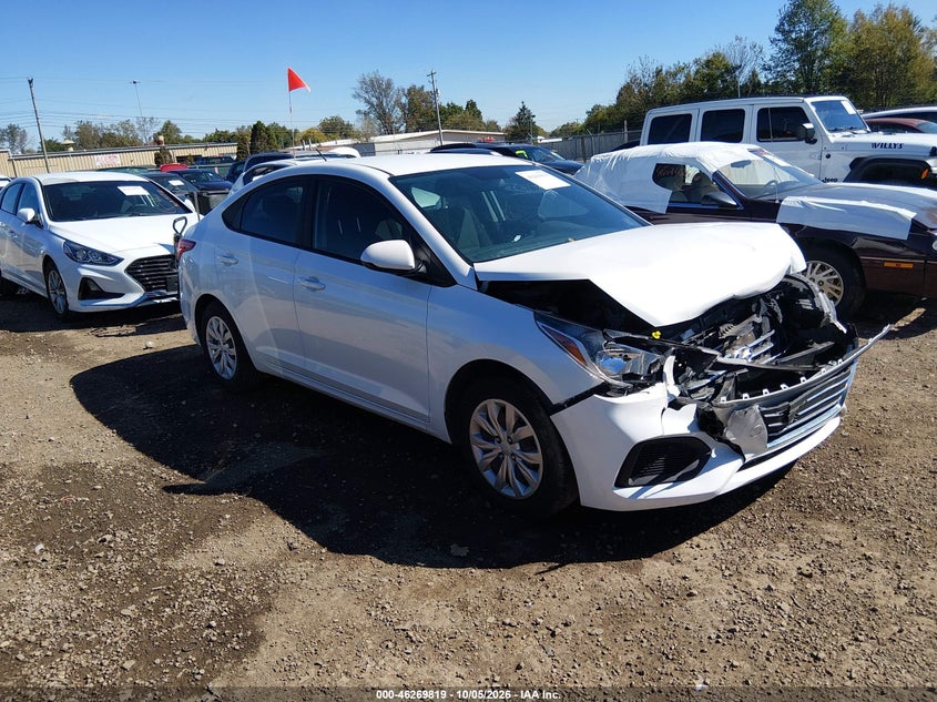 Vin: 3kpc24a69ne167523, lot: 46769927, hyundai accent se 20221