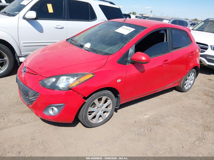 Vin: jm1de1hy0b0120385, lot: 46769945, mazda mazda2 touring 20112
