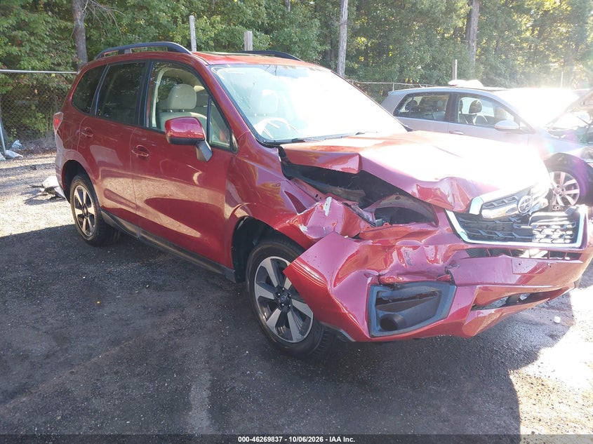 Vin: jf2sjaec1jh614509, lot: 46769946, subaru forester 2.5i premium 20181