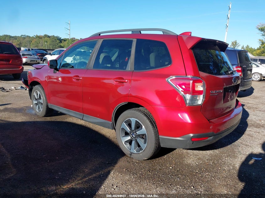 Vin: jf2sjaec1jh614509, lot: 46769946, subaru forester 2.5i premium 20183