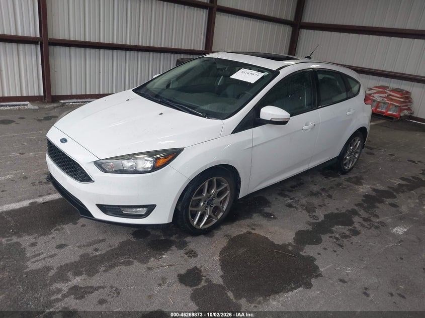 Vin: 1fadp3k21fl210164, lot: 46769983, ford focus se 20152