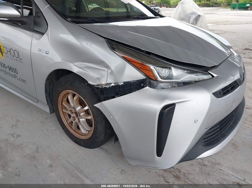 TOYOTA PRIUS 2021 VIN JTDKAMFU0M3140593