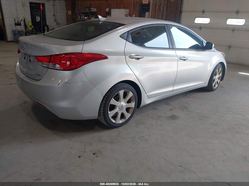 Vin: kmhdh4ae5du634961, lot: 46770042, hyundai elantra limited 20134