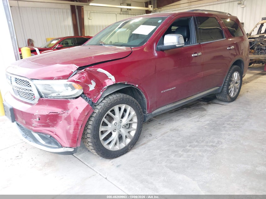 Vin: 1c4rdjegxfc223449, lot: 46770076, dodge durango citadel 20152