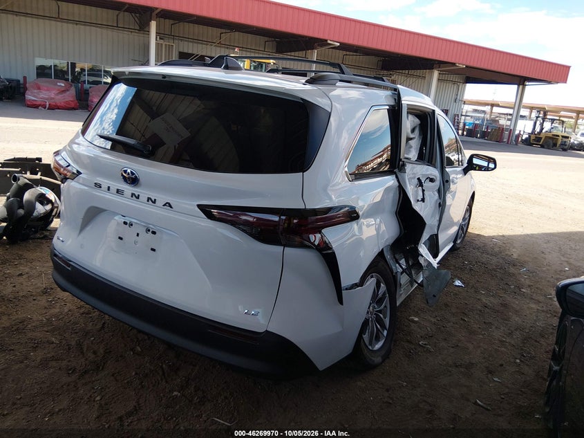 Vin: 5tdbrkec6ss273568, lot: 46770083, toyota sienna le 20254