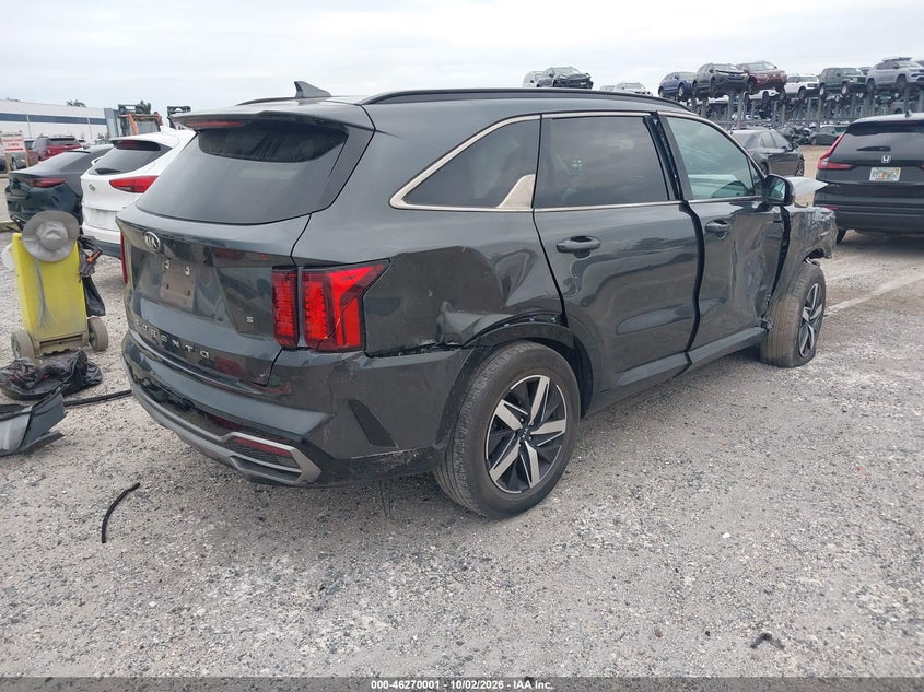 Vin: 5xyrl4lc1mg004179, lot: 46770115, kia sorento s 20214