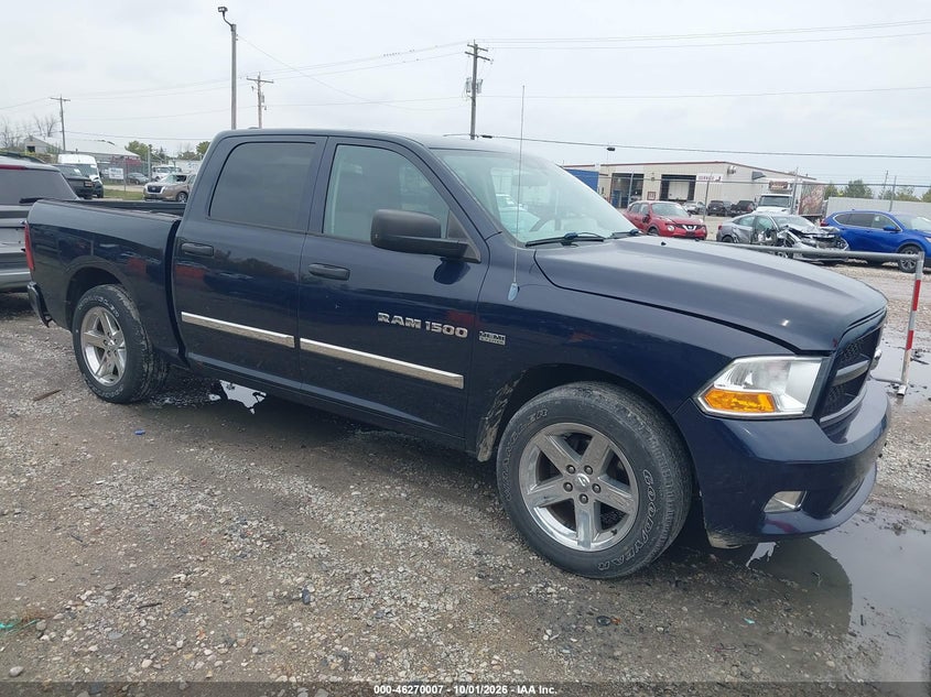 Vin: 1c6rd7kt3cs286325, lot: 46770121, ram 1500 express 2012 img_1