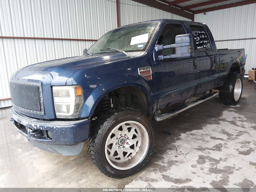2008 Ford F-250 Fx4/Harley-Davidson/King Ranch/Lariat/Xl/Xlt, Rear, IAAI, VIN 1FTSW21R98EA05406 — photo 2