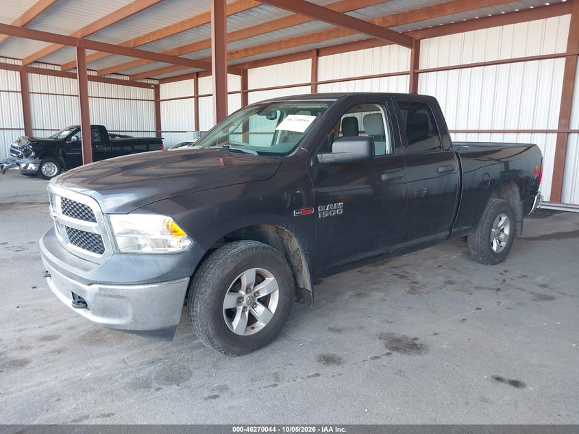 Vin: 1c6rr7fm2js228174, lot: 46770159, ram 1500 tradesman  4x4 6'4 box 20182