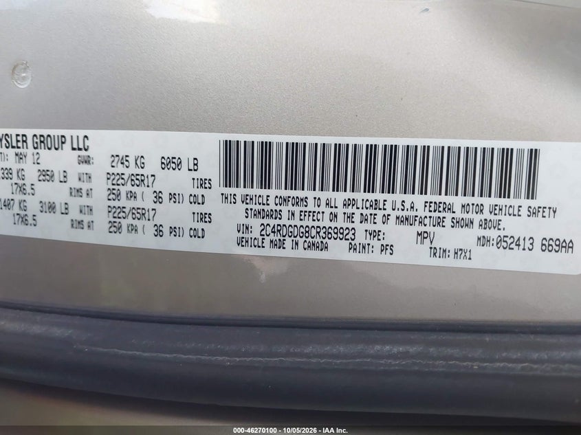 2012 DODGE GRAND CARAVAN CREW · Фото 9