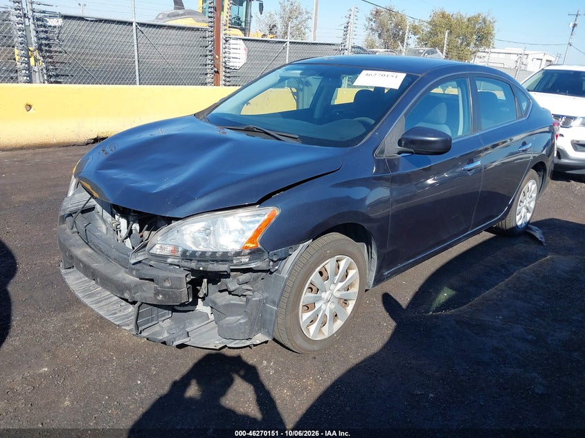 Vin: 3n1ab7ap6dl697866, lot: 46770268, nissan sentra sv 20132