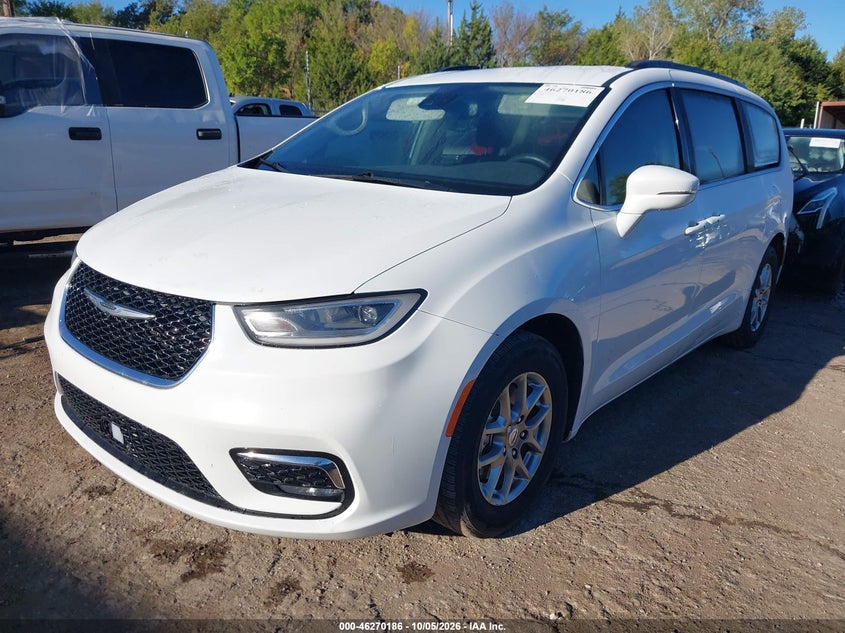 Vin: 2c4rc1fg8mr592932, lot: 46770303, chrysler pacifica touring 20212