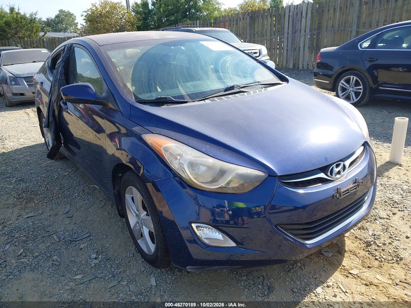 Vin: kmhdh4ae9du523538, lot: 46770306, hyundai elantra gls 2013 img_1