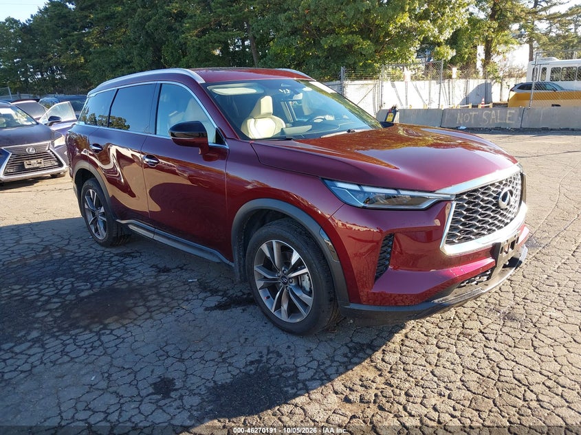 Vin: 5n1al1fs0sc332768, lot: 46770308, infiniti qx60 luxe awd 2025 img_1