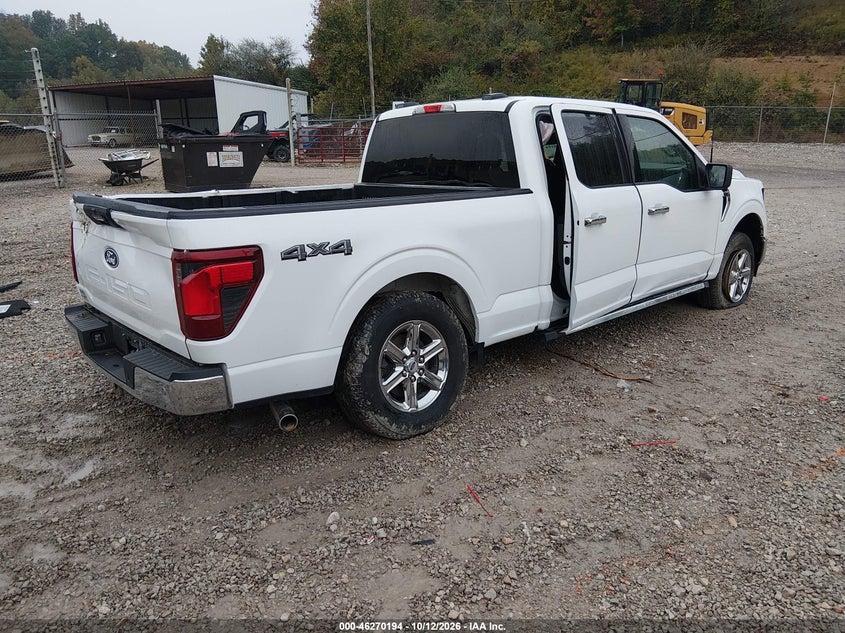 Vin: 1ftfw3l88rke02734, lot: 46770311, ford f-150 xlt 20244