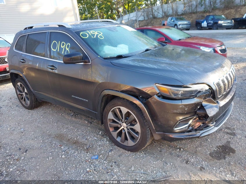 Vin: 1c4pjmjxxkd155035, lot: 46770315, jeep cherokee overland 4x4 20191
