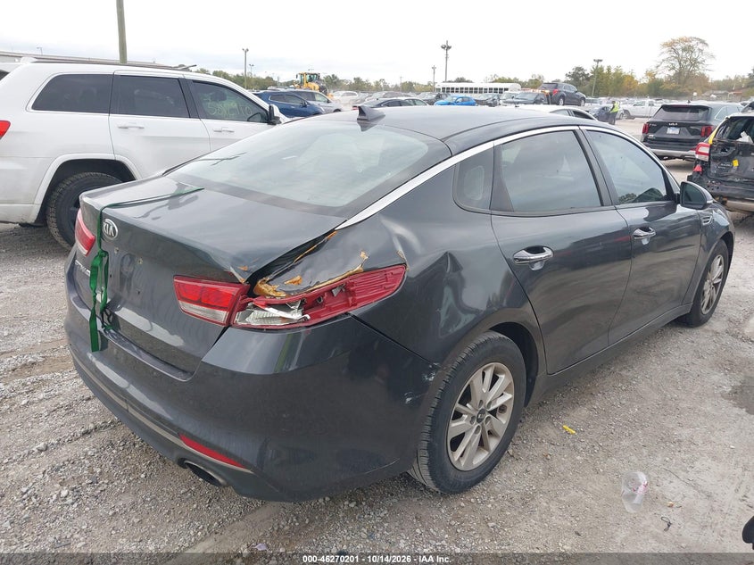 Vin: knagt4l35g5110748, lot: 46770318, kia optima lx 20164