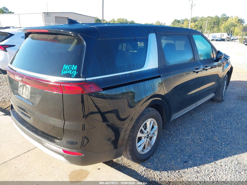 Vin: kndnb4h30p6191514, lot: 46770329, kia carnival mpv lx seat package 20234