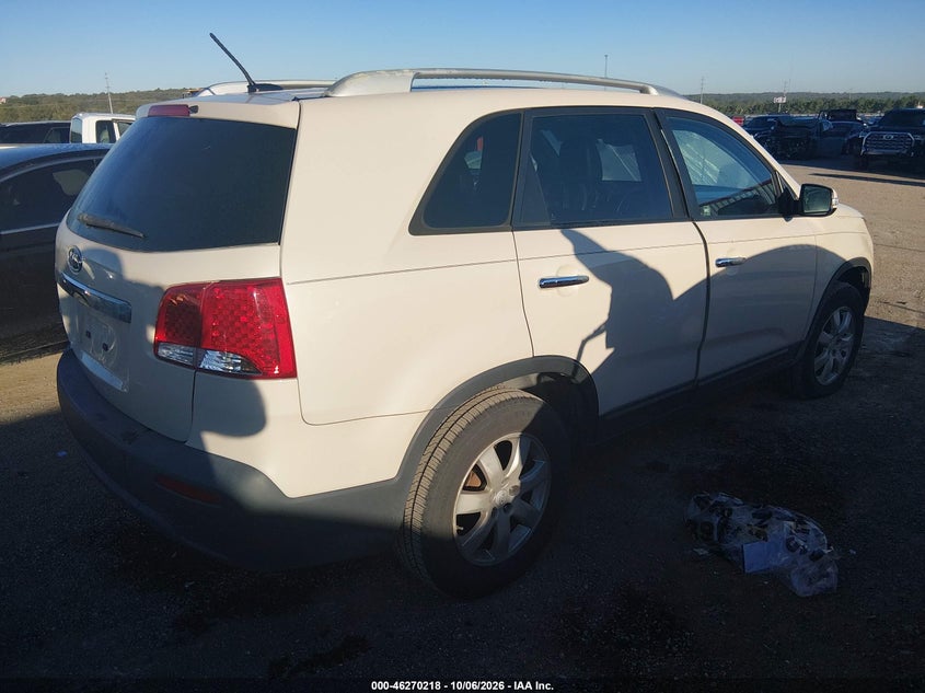 Vin: 5xykt4a13bg102808, lot: 46770335, kia sorento lx 20114