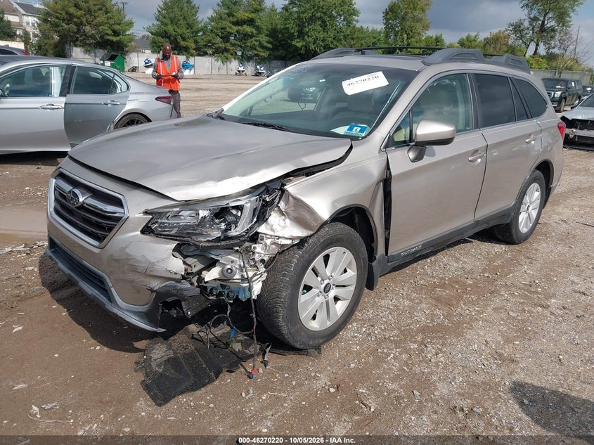 Vin: 4s4bsadc5j3258779, lot: 46770337, subaru outback 2.5i premium 20182