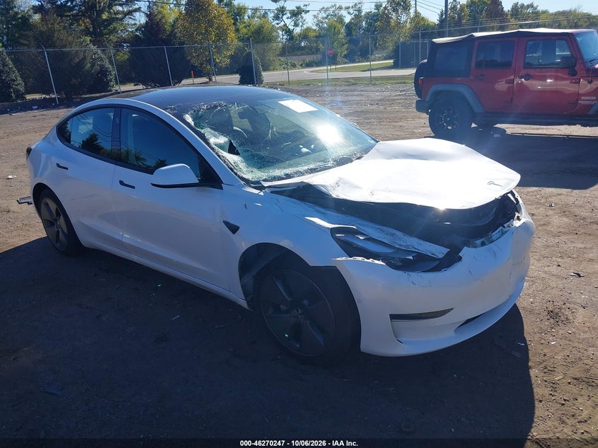 Vin: 5yj3e1eaxnf101481, lot: 46770364, tesla model 3 rear-wheel drive 2022 img_1
