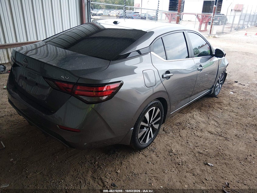 Vin: 3n1ab8cv9ry372883, lot: 46770402, nissan sentra sv xtronic cvt 20244