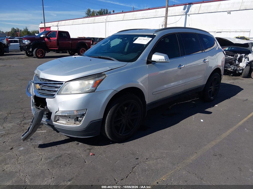 2016 Chevrolet Traverse, Front End, IAAI, VIN 1GNKVHKD9GJ126376 — photo 2