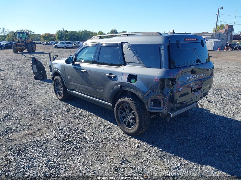 Vin: 3fmcr9b68mra16005, lot: 46770432, ford bronco sport big bend 20213