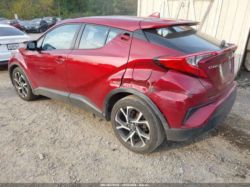 Vin: nmtkhmbx2jr009850, lot: 46770452, toyota c-hr xle premium 20183