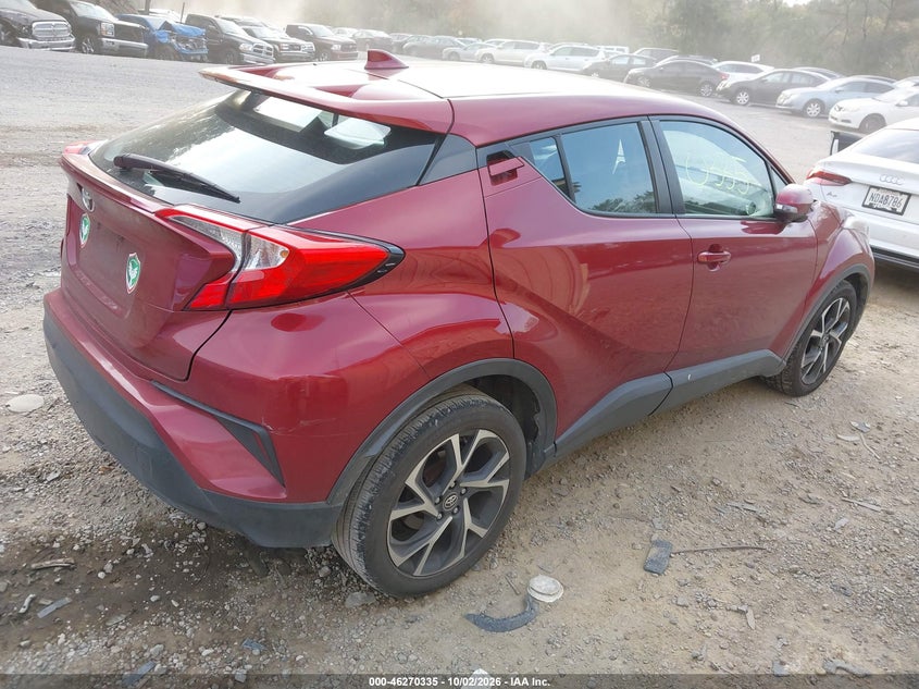 Vin: nmtkhmbx2jr009850, lot: 46770452, toyota c-hr xle premium 20184