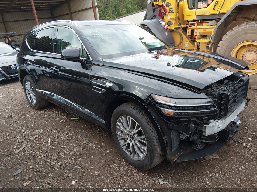 Vin: kmuhfesbxsu253932, lot: 46770478, genesis gv80 2.5t standard awd 20251