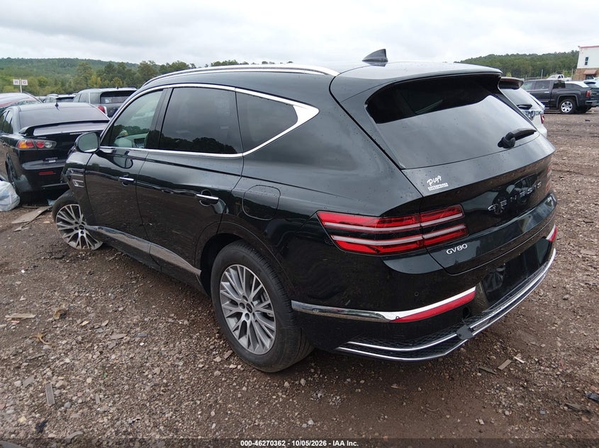 Vin: kmuhfesbxsu253932, lot: 46770478, genesis gv80 2.5t standard awd 20253