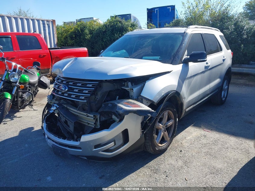 Vin: 1fm5k8dh5hgc17055, lot: 46770480, ford explorer xlt 20172